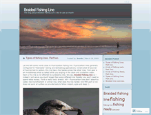 Tablet Screenshot of braidedfishingline.wordpress.com