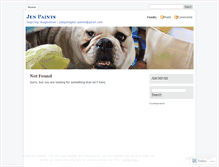 Tablet Screenshot of jenpaints.wordpress.com