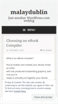 Mobile Screenshot of malaydublin.wordpress.com