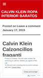 Mobile Screenshot of calvinkleinbaratosnet.wordpress.com