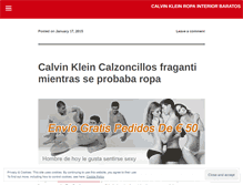 Tablet Screenshot of calvinkleinbaratosnet.wordpress.com