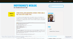 Desktop Screenshot of indyfromoz.wordpress.com