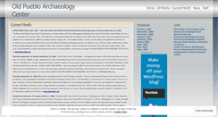 Desktop Screenshot of oldpueblo.wordpress.com