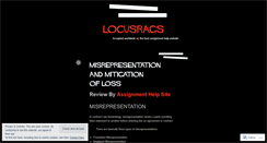 Desktop Screenshot of locusrags.wordpress.com