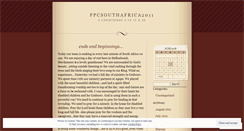 Desktop Screenshot of fpcsouthafrica2011.wordpress.com