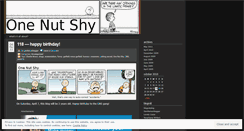 Desktop Screenshot of onenutshy.wordpress.com