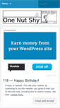 Mobile Screenshot of onenutshy.wordpress.com