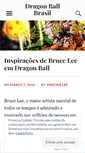 Mobile Screenshot of dragonballbr.wordpress.com