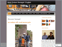 Tablet Screenshot of motoendurosenegalen.wordpress.com