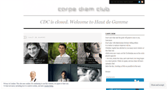 Desktop Screenshot of carpediemclub.wordpress.com