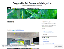 Tablet Screenshot of dogpawfile.wordpress.com