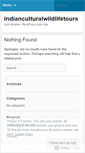 Mobile Screenshot of indianculturalwildlifetours.wordpress.com