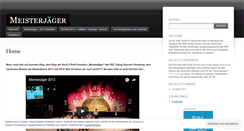 Desktop Screenshot of meisterjger.wordpress.com