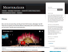 Tablet Screenshot of meisterjger.wordpress.com