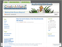 Tablet Screenshot of createamural.wordpress.com