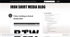 Desktop Screenshot of ironshirtink.wordpress.com