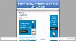 Desktop Screenshot of funfreegames.wordpress.com