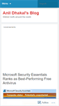 Mobile Screenshot of anilsag2006.wordpress.com