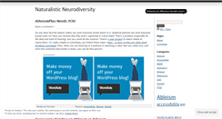 Desktop Screenshot of naturalneuro.wordpress.com