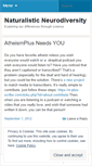 Mobile Screenshot of naturalneuro.wordpress.com