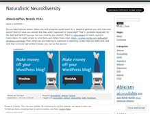 Tablet Screenshot of naturalneuro.wordpress.com