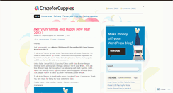 Desktop Screenshot of crazeforcuppies.wordpress.com
