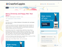 Tablet Screenshot of crazeforcuppies.wordpress.com