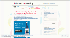 Desktop Screenshot of lauramclean.wordpress.com