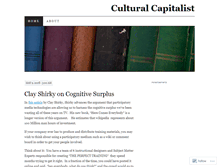 Tablet Screenshot of culturalcapitalist.wordpress.com