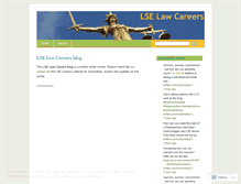 Tablet Screenshot of lselawcareers.wordpress.com