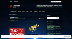 Desktop Screenshot of doskoyz.wordpress.com