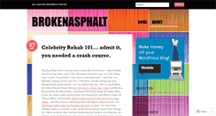 Desktop Screenshot of brokenasphalt.wordpress.com