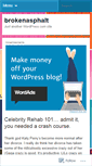 Mobile Screenshot of brokenasphalt.wordpress.com
