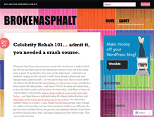 Tablet Screenshot of brokenasphalt.wordpress.com