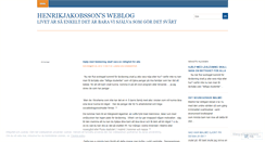 Desktop Screenshot of henrikjakobsson.wordpress.com