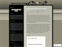 Tablet Screenshot of anonimind.wordpress.com
