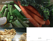 Tablet Screenshot of breadandmore.wordpress.com