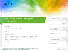 Tablet Screenshot of mrmaran.wordpress.com