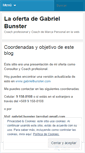 Mobile Screenshot of gabrielbunster.wordpress.com