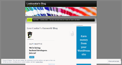 Desktop Screenshot of lostcookie.wordpress.com