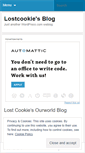 Mobile Screenshot of lostcookie.wordpress.com