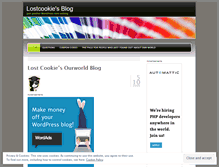 Tablet Screenshot of lostcookie.wordpress.com