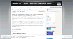 Desktop Screenshot of pandandaelite.wordpress.com