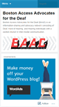 Mobile Screenshot of bostonaccess.wordpress.com