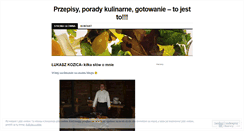 Desktop Screenshot of mojeprzepisy.wordpress.com