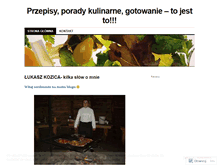 Tablet Screenshot of mojeprzepisy.wordpress.com