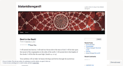 Desktop Screenshot of blatantdisregard1.wordpress.com