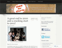 Tablet Screenshot of chewforcharity.wordpress.com