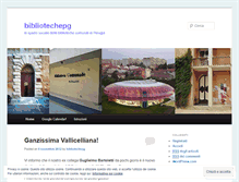 Tablet Screenshot of bibliotechepg.wordpress.com