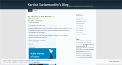 Desktop Screenshot of karticks.wordpress.com